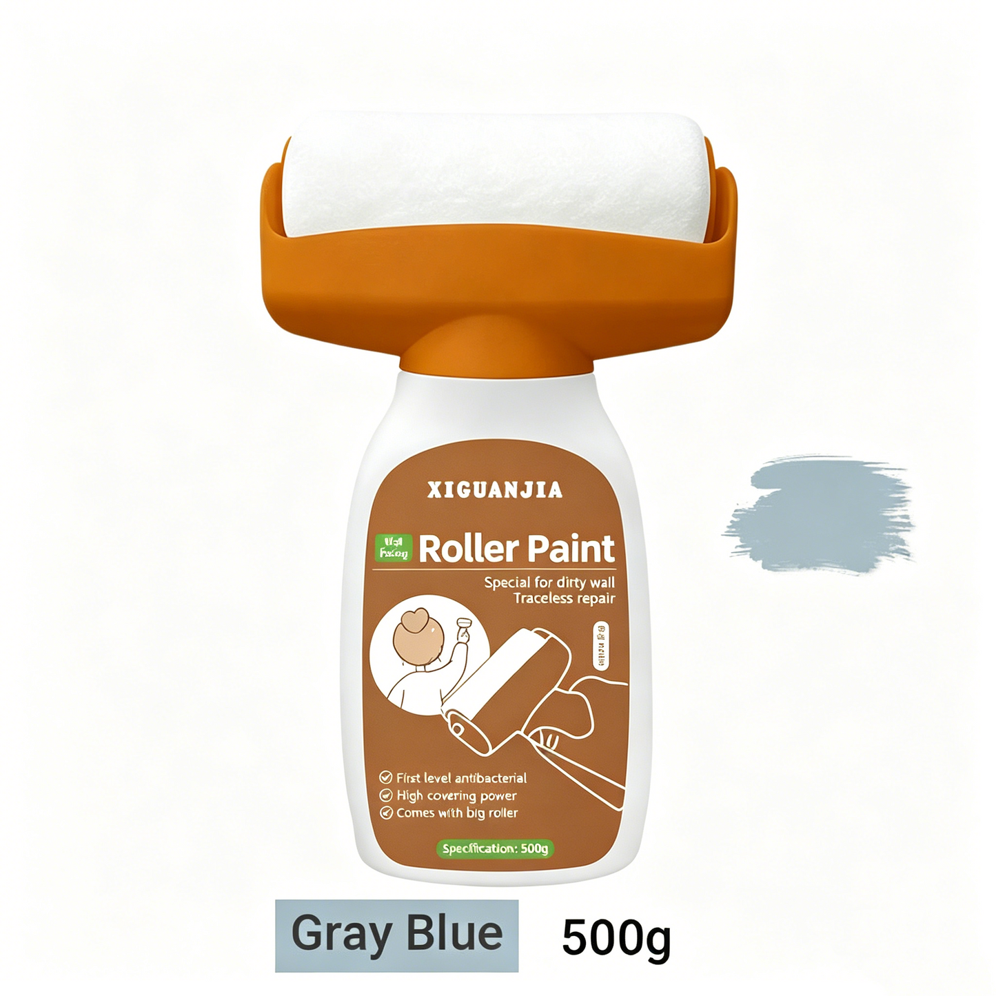 🔥Rodillo de pintura reparador de pared dos en uno: ¡soluciones de bricolaje sin esfuerzo!