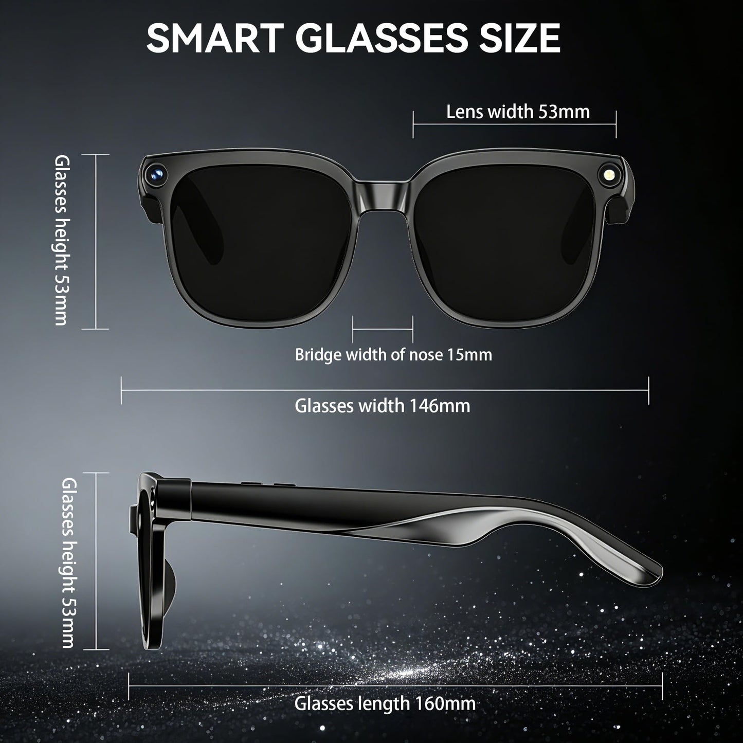 🔥Smart AI Camera Glasses with 8MP Photochromic Lenses