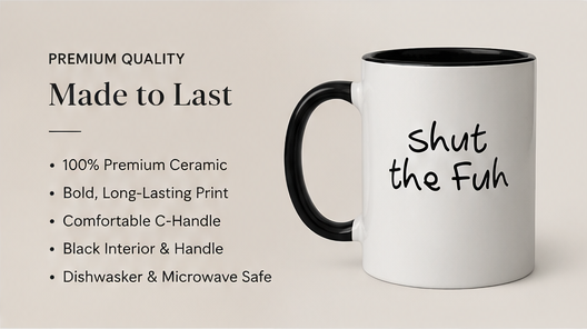 ✨♂️ SHUT THE FUH – THE ULTIMATE DAD MUG ☕🧔