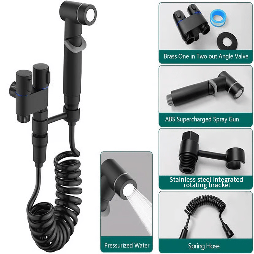 🔥 Last Day 49% OFF💥 1-In-2-Handheld Out Dual Control Valve Bidet Sprayer for Toilet
