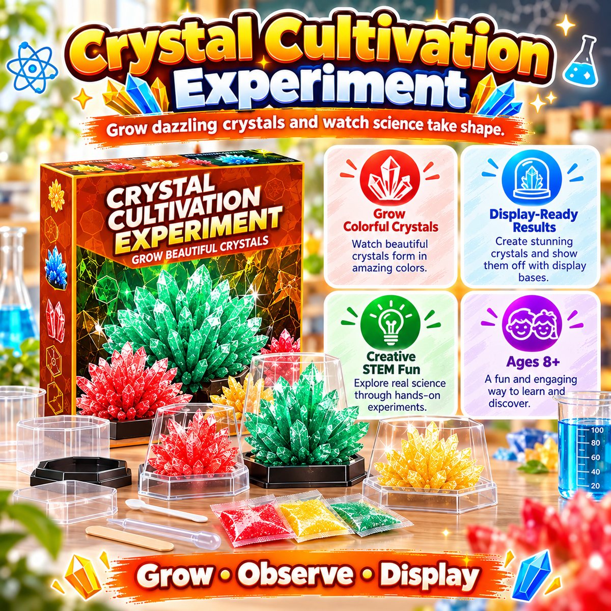 ✨3 Style Educational Science Experiment Toy Set🧪