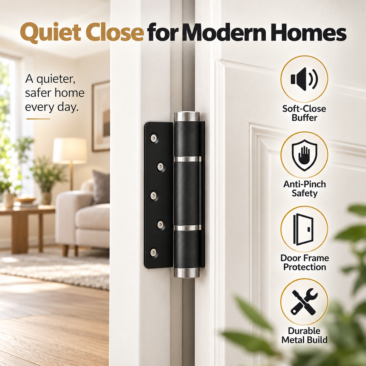 ✨Hydraulic Self-Closing Hinge / Adjustable Soft-Close Door Hinge