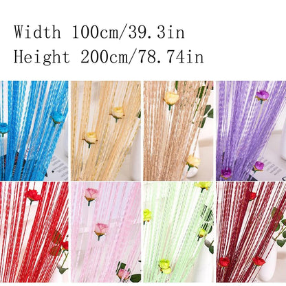 🎖️🏆Flash Sale 🔥 Rose Thread Door String Curtain