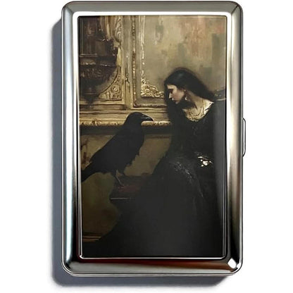 ✨🖤 Vintage Metal RFID Wallet Card Holder – Slim Credit Card Case for Women & Men 💳🔒