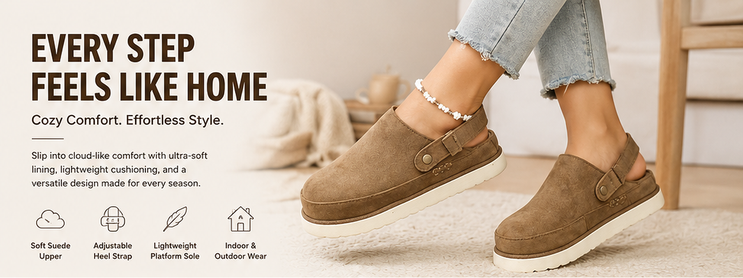 ✨Women’s Cozy Slip-On Clog Shoes