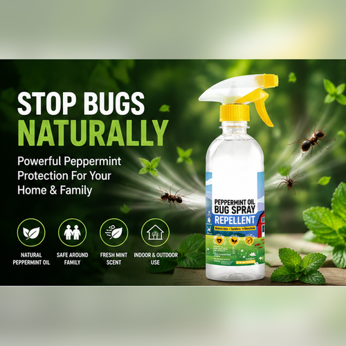 ✨ Fresh Mint Scent. Powerful Pest Defense. Keep Ants, Spiders & Roaches Away Naturally