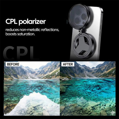 🔥2-in-1 Magnetic CPL & Star Filter Lens