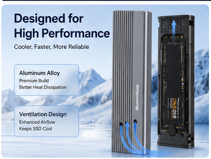 ✨Upgrade Your Storage in Seconds – 10Gbps M.2 SSD Enclosure