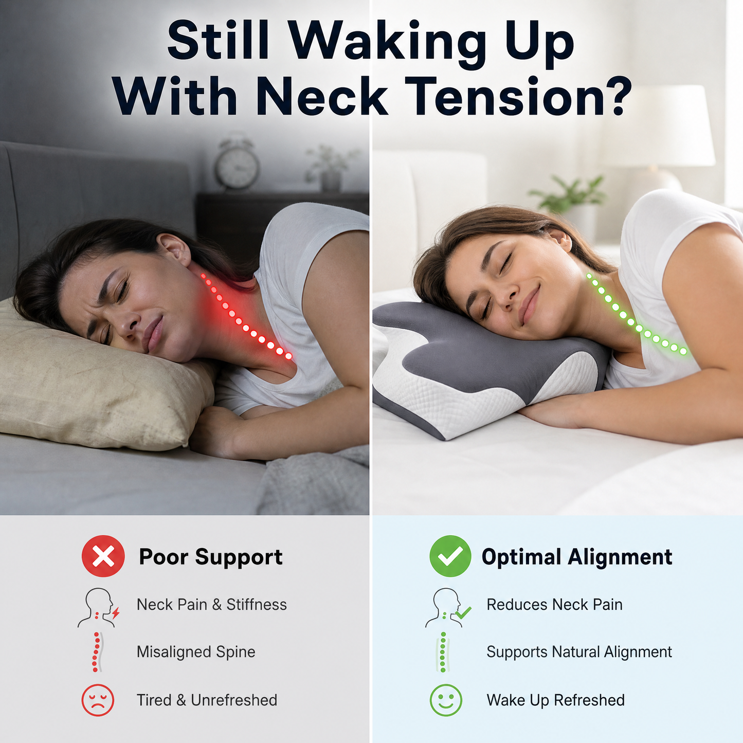 ✨Memory foam pillow