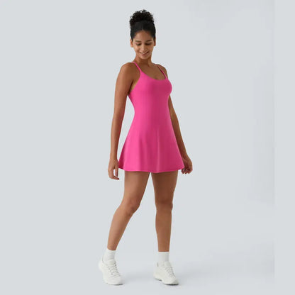 ✨Last day promotion🔥Plush Backless Active Dress-Easy Peezy Edition