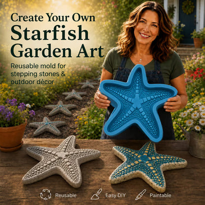 🔥LAST DAY 50% OFF - 🌊 Reusable Ocean Theme Garden Art Mold – Make Your Garden Truly One of a Kind