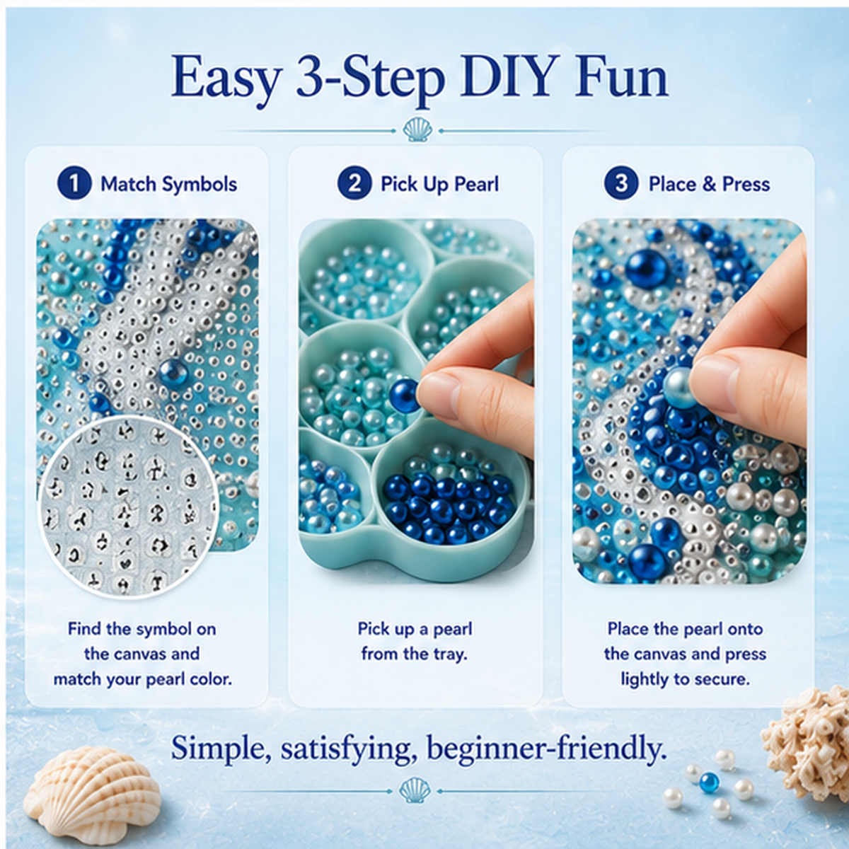 🔥Ocean Theme Pearl Art DIY Kit