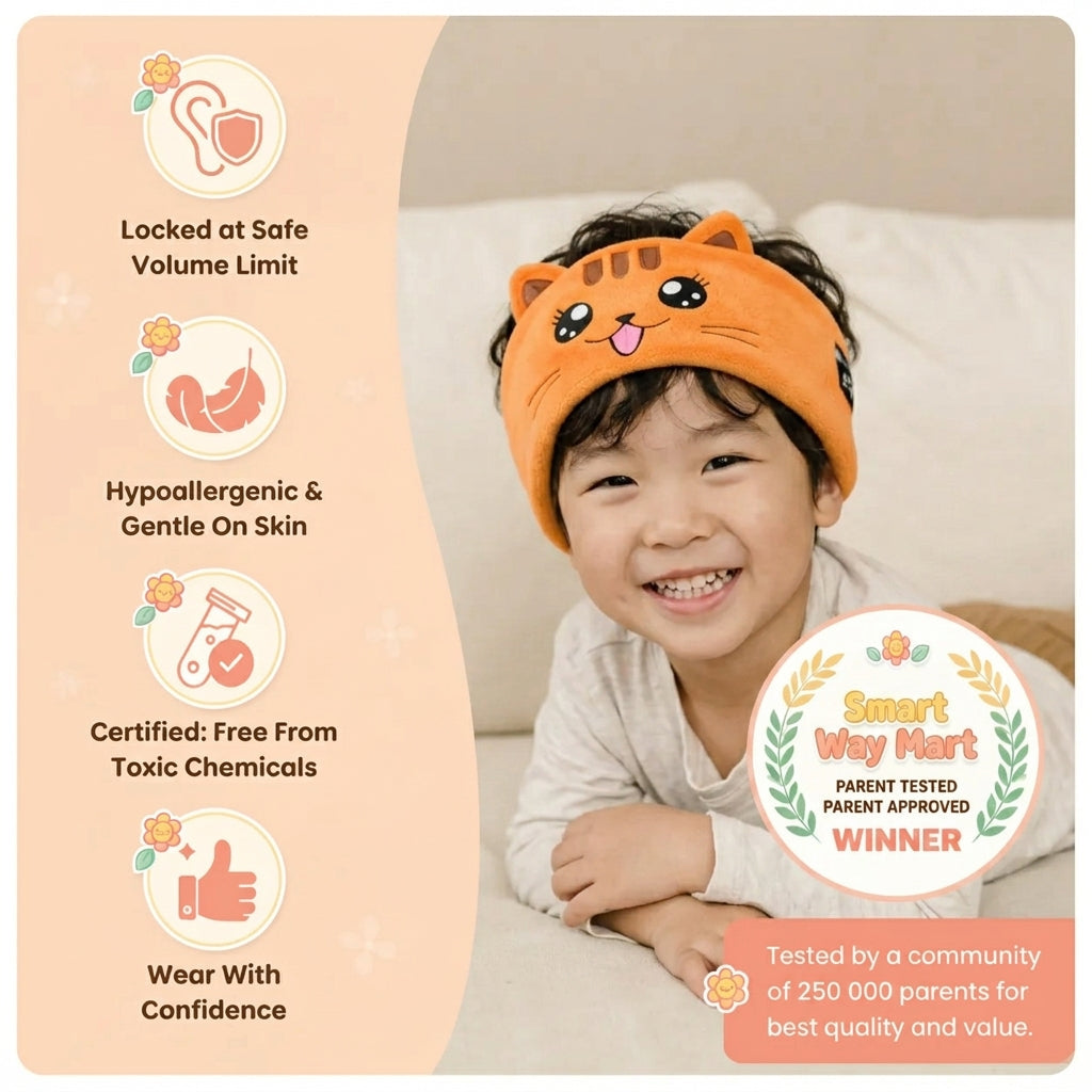 🔥Kids Bluetooth Animal Headphones — Soft, Comfy & Stays On
