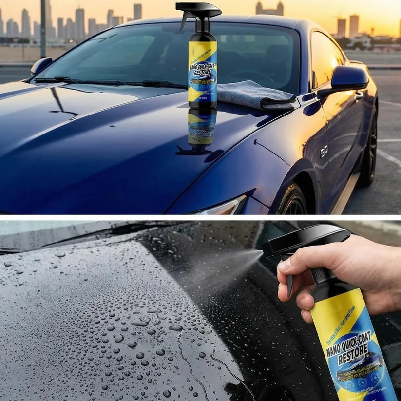 Automotive coating spraying – a professional spray coating with excellent hydrophobicity and UV protection.