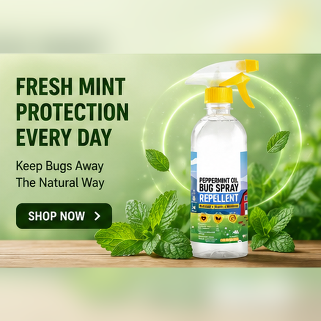 ✨ Fresh Mint Scent. Powerful Pest Defense. Keep Ants, Spiders & Roaches Away Naturally