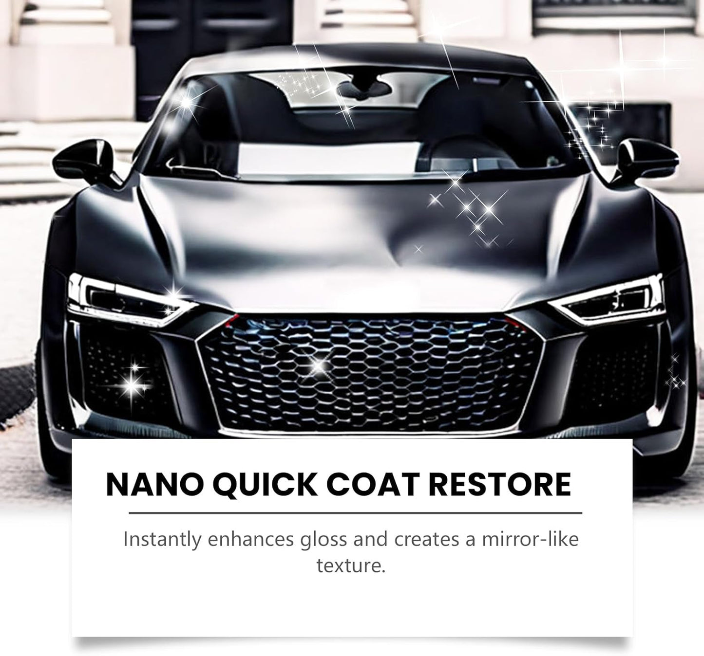 Automotive coating spraying – a professional spray coating with excellent hydrophobicity and UV protection.