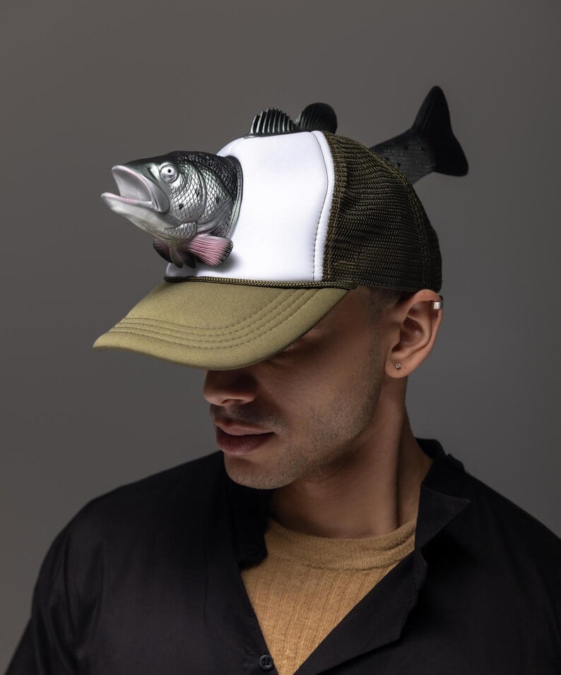 🎖️Bass Fish Hat - Hilarious