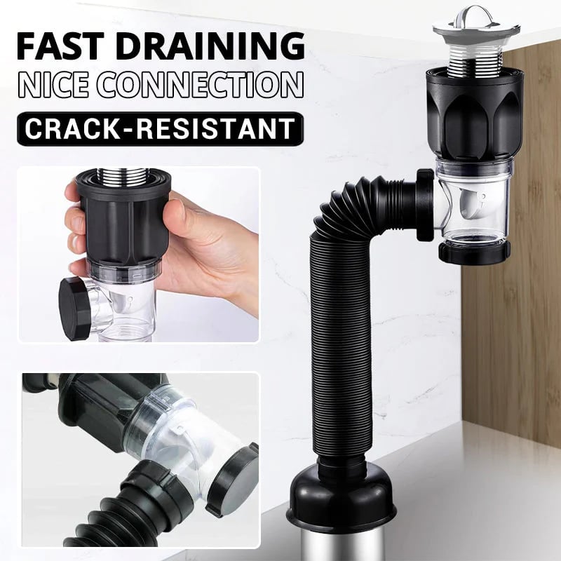 🔥Telescoping Anti-odor Drain Pipe