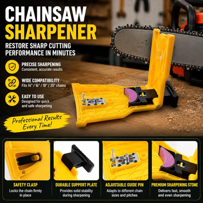 ✨Limited Time 49% Off✨Portable Teeth Chainsaw Sharpener