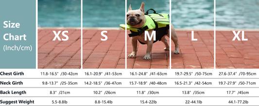 🎖️Dog Life Jacket, High Buoyancy Wings Pet Life Vest for Swimming Boating