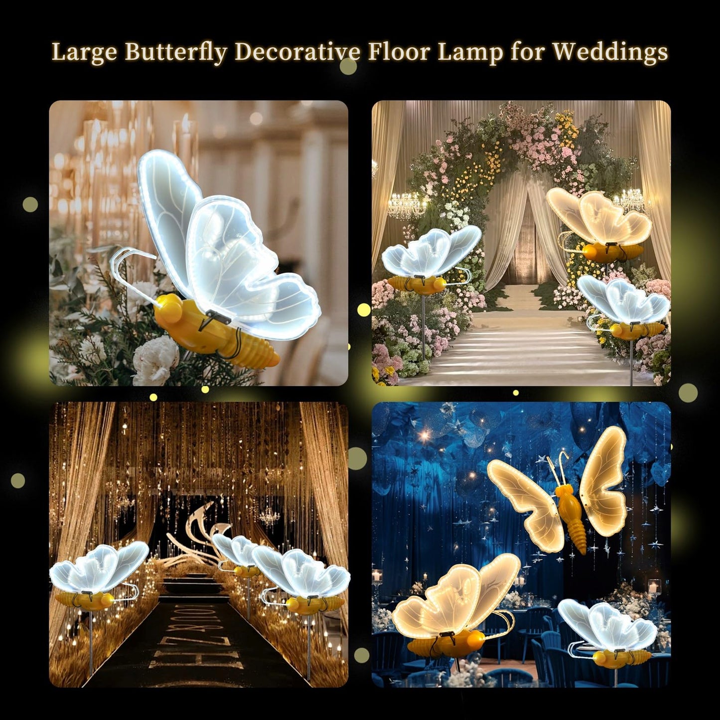 🔥Waterproof Glowing Fluttering Butterfly Light