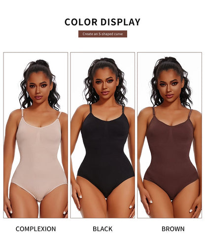 🔥Seamless Covered Bust Jumpsuit Thong Bodysuit Fit Womenswear