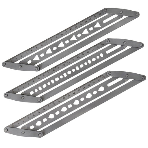 🎖️Adjustable Leather Belt Hole Punch | Stainless Steel Ruler Tool for Belts & Straps