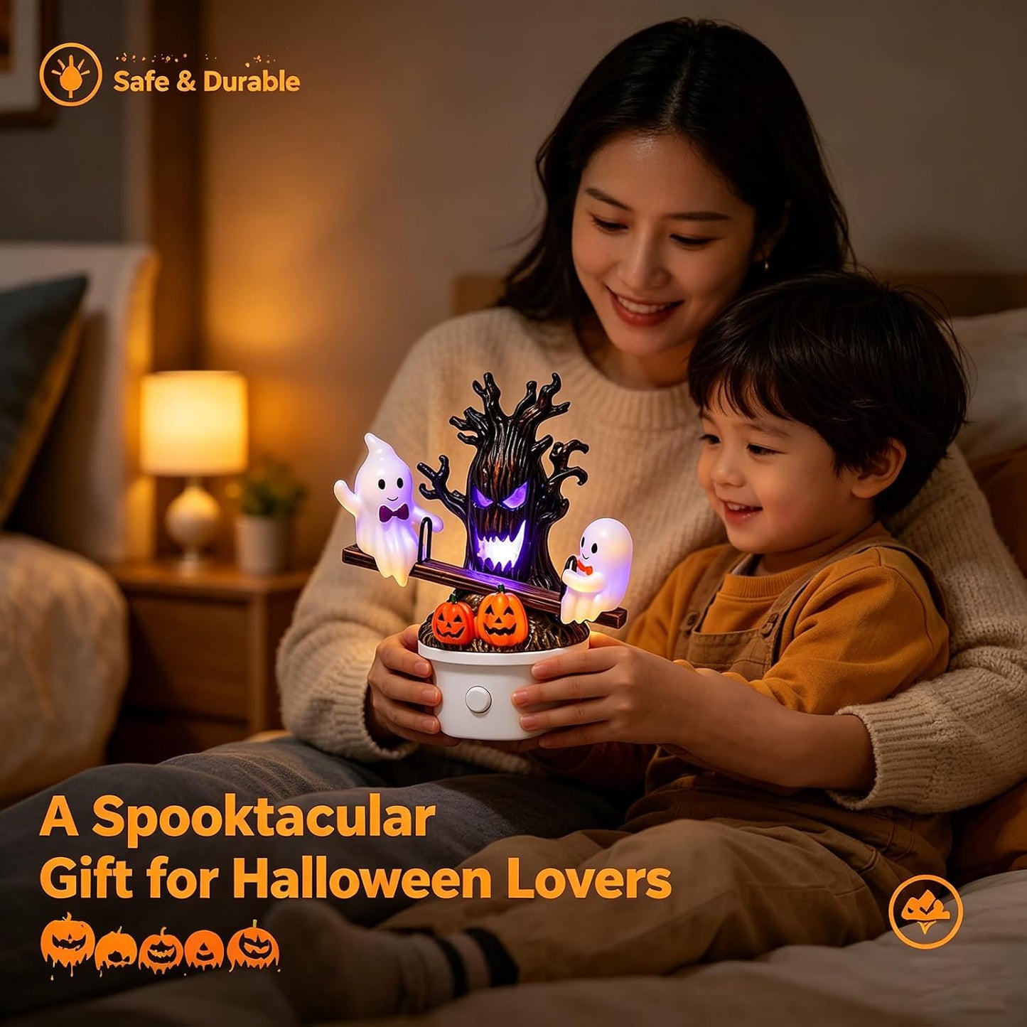 🎖️Animated Seesaw Ghost Plug in LED Night Light