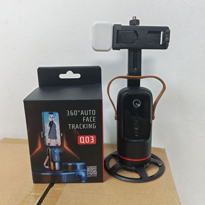 🎖️Auto Face Tracking Phone Holder with Gesture Control, 360° Auto Rotating