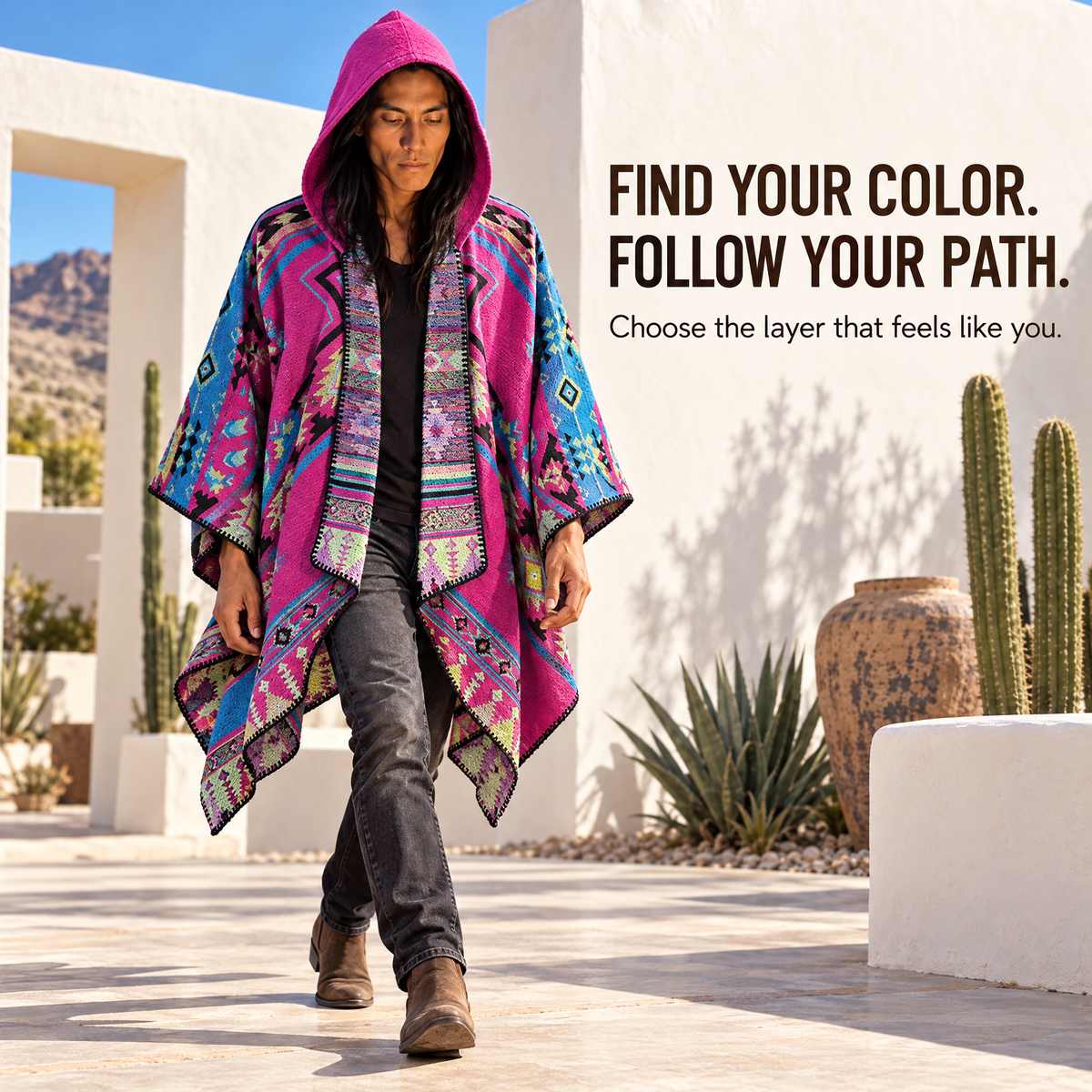 ✨Handmade Native American Ponchos
