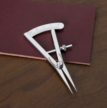 🎖️Mini Wing Divider Leather Compasses Adjustable Edge Creaser Leather Craft Tool