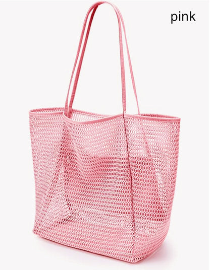 🎖️Mesh Beach Tote Womens Shoulder Handbag