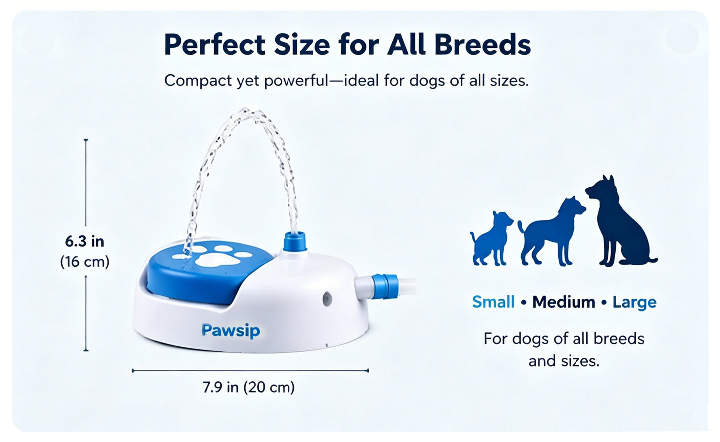 ✨Pawsip Outdoor Step-Activated Dog Water Fountain