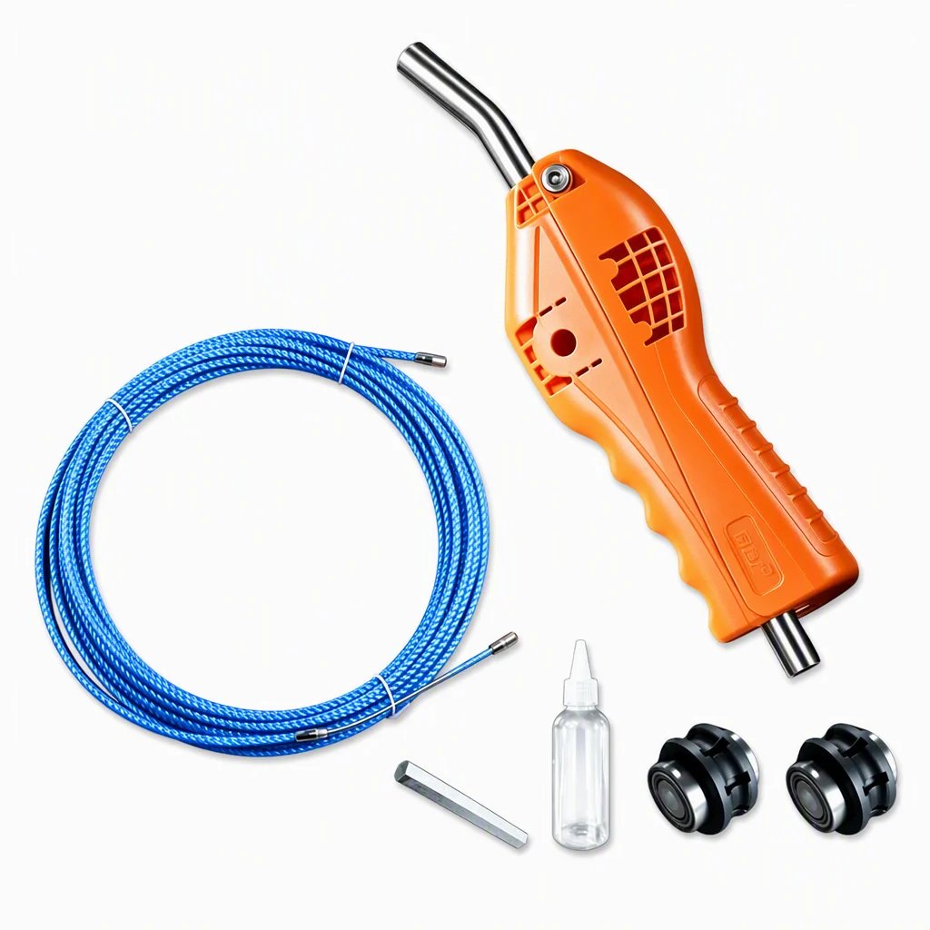 🔥🔌 Electrician Wire Threader Kit — Drill-Powered, Tension Control, Fast Wiring