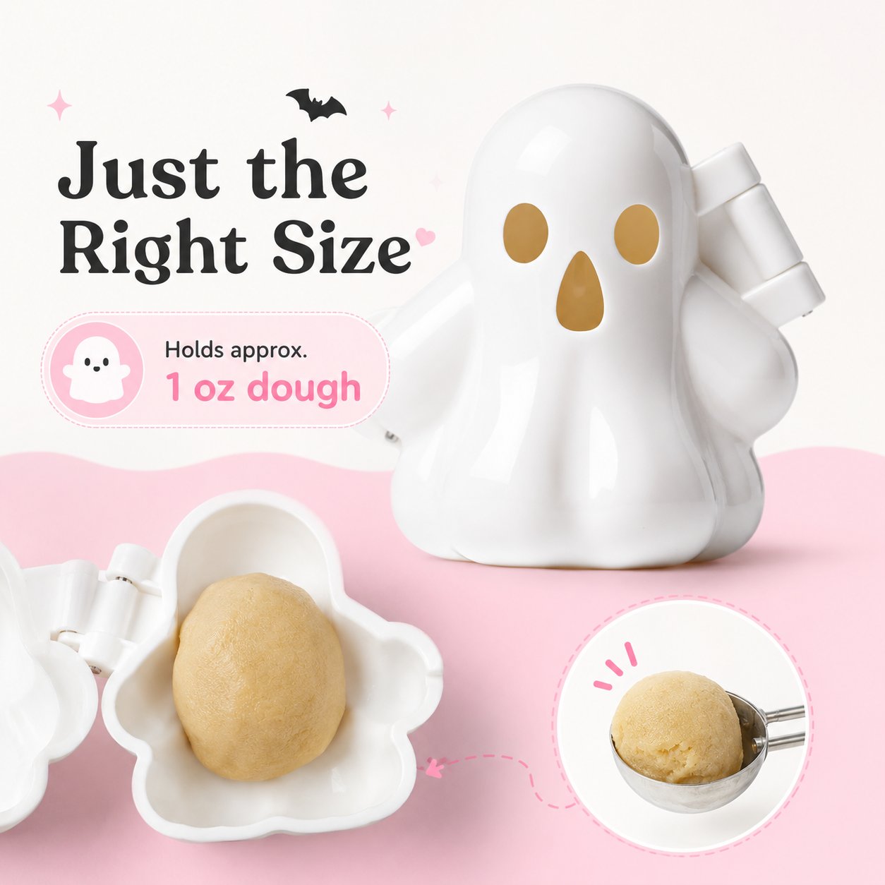 🔥👻 Ghost Cake Pop Mold | Reusable Food-Safe Mold for Cute Spooky Treats, Parties & Creative Baking 🎃✨