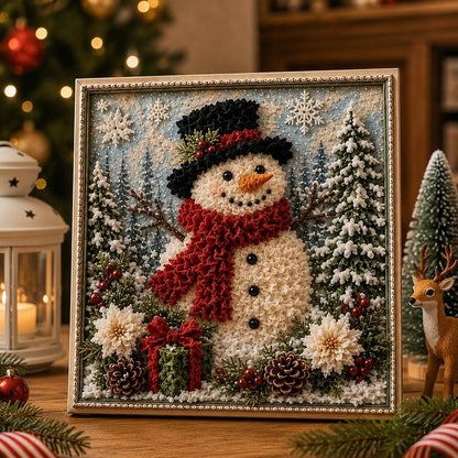 ✨Hot 30% OFF🌹🎄 3D Christmas Fabric Poke Art Kit