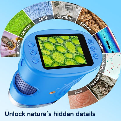 🔥【2026 Upgrade】1000X Handheld Microscope for Kids with 4K 2.0" Screen, Photo & Video Camera