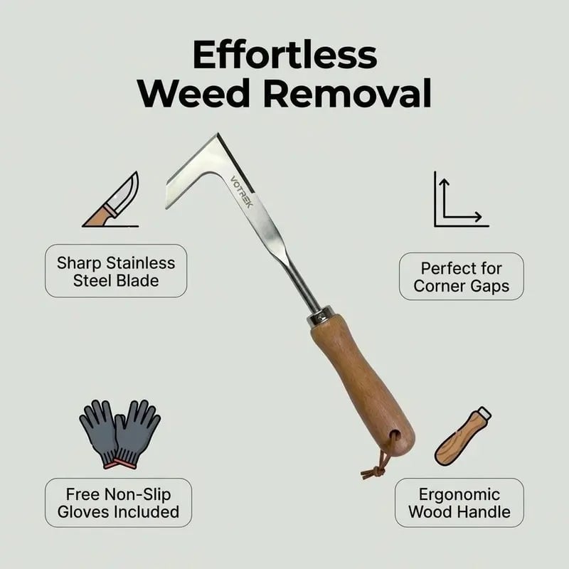 🔥2026 Summer Hot Sale 49% OFF🔥 New Crack Weeder Tool Crevice Cleaning Tool