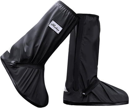 ✨Black Waterproof Rain Boot Shoe Cover with Reflector