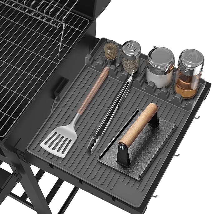 ✨🌞Summer Sale 49% OFF🍖Silicone BBQ Side Shelf Mat — Keep Tools Clean & Close