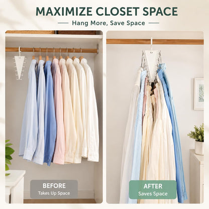 🔥12 Hooks Space Saving Closet Hanger Organizer