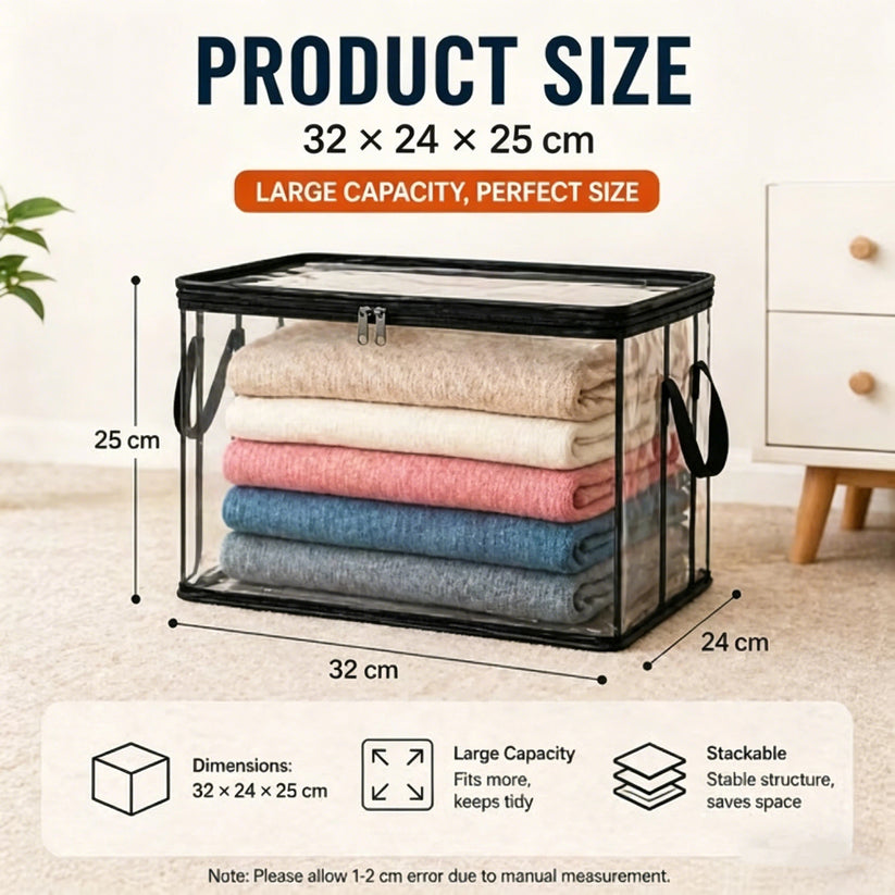 last-day-49-offportable-large-heavy-duty-thick-plastic-clear-storage-box-with-hinged-lid-home-travel-camping-4296
