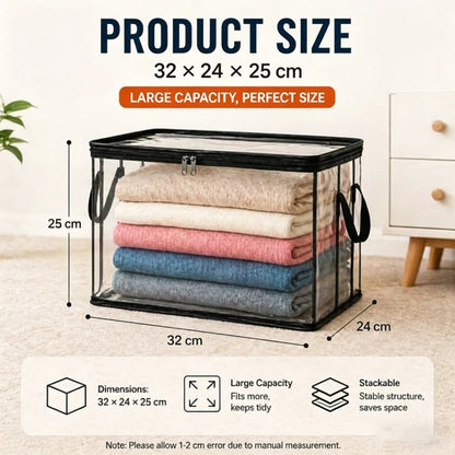 last-day-49-offportable-large-heavy-duty-thick-plastic-clear-storage-box-with-hinged-lid-home-travel-camping-4296