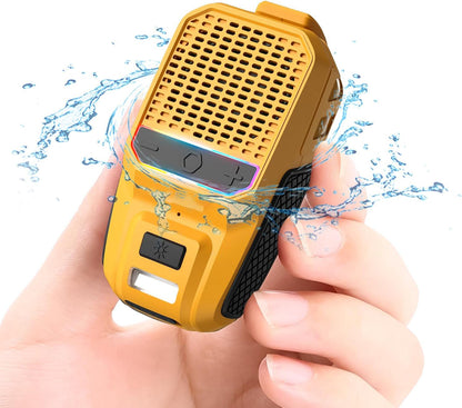 🎖️Clip on Bluetooth Speaker with RGB/Flashlight