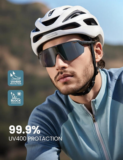 🎖️Polarized Cycling Sunglasses UV400 Sports Eyewear for Men Women