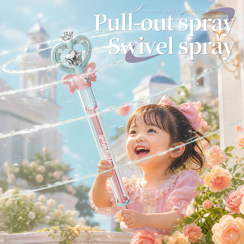 🎖️Magic Fairy Wand Water Gun Sparkling Summer Water Play Toy for Kids