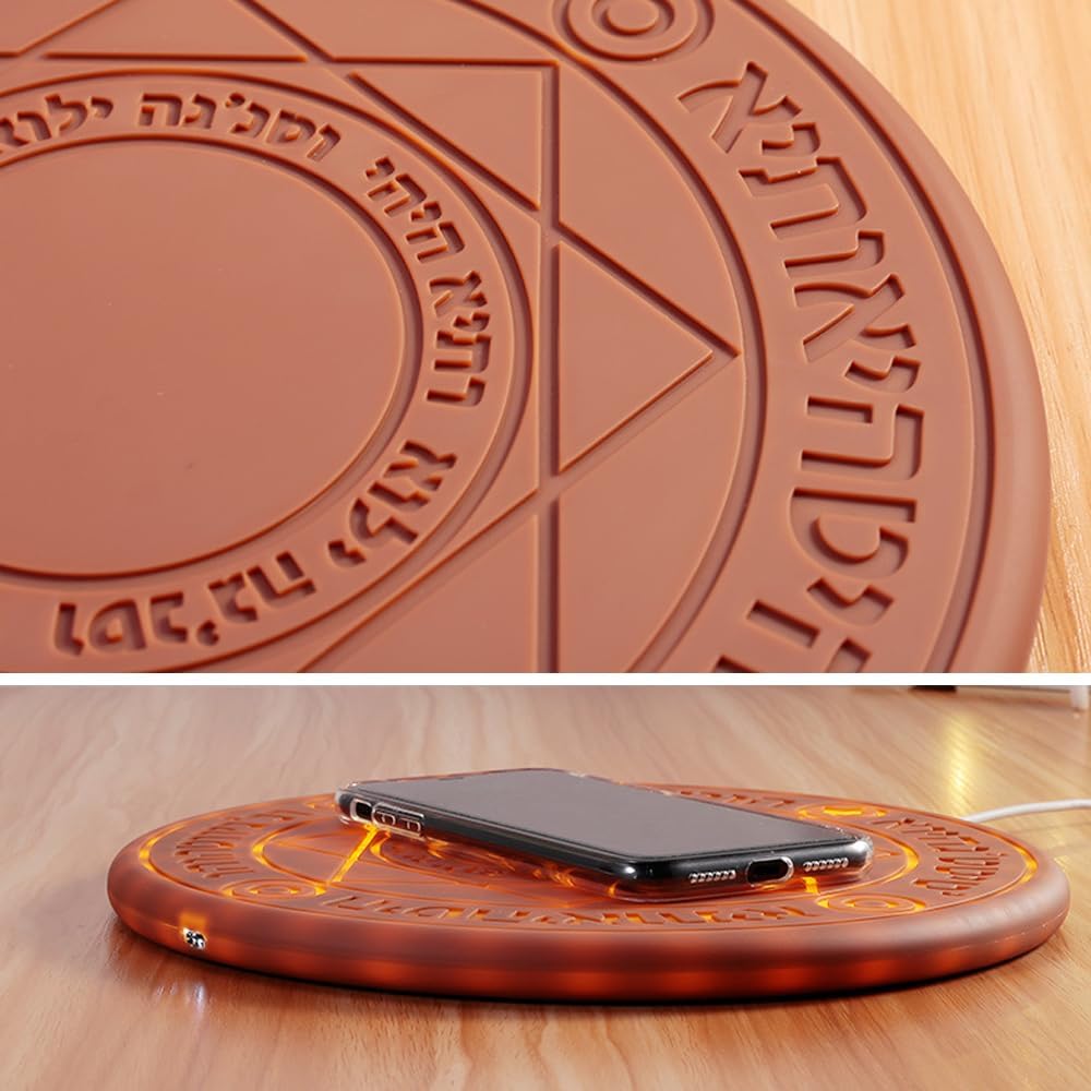 ⭐Magic Array Wireless Charger – Futuristic LED Light-Up Charging Pad for Your Desk