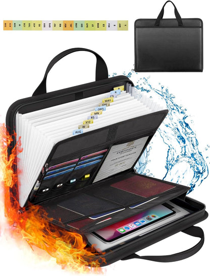 🎖️Important Document Organizer Folio Accordion File Organizer