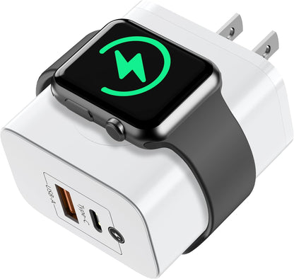 🎖️3-IN-1 Apple Watch Charger Block