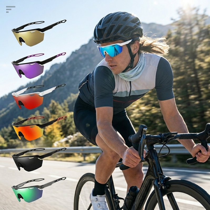 🎖️Polarized Cycling Sunglasses UV400 Sports Eyewear for Men Women